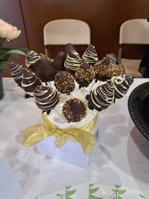 Fraises en chocolat